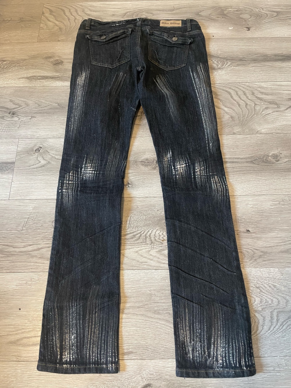 NIRVANA Black Denim Jeans grunge